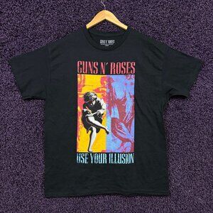Guns N’ Roses Use Your Illusion Album Cover Band T-Shirt L